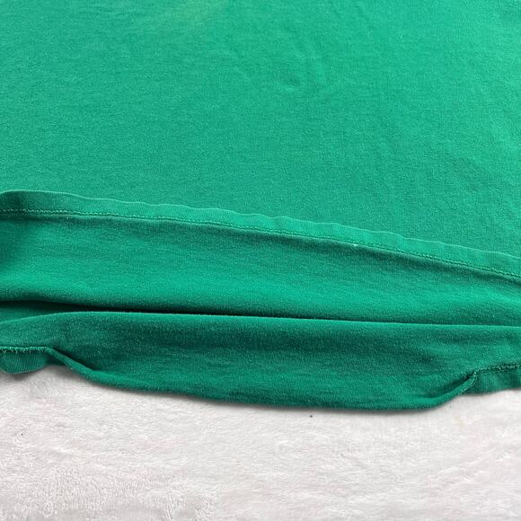 Champion Vintage Single Stitch Green T-Shirt Size XL USA Made Essential - Picture 7 of 9